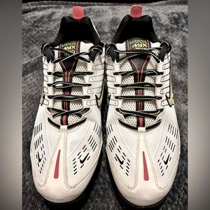 Nike VaporMax Men's Athletic Shoes - White/Black/Red